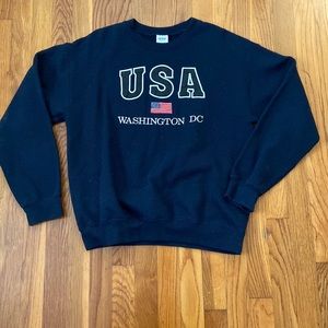 usa crew neck